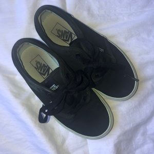 Black & Mint Vans